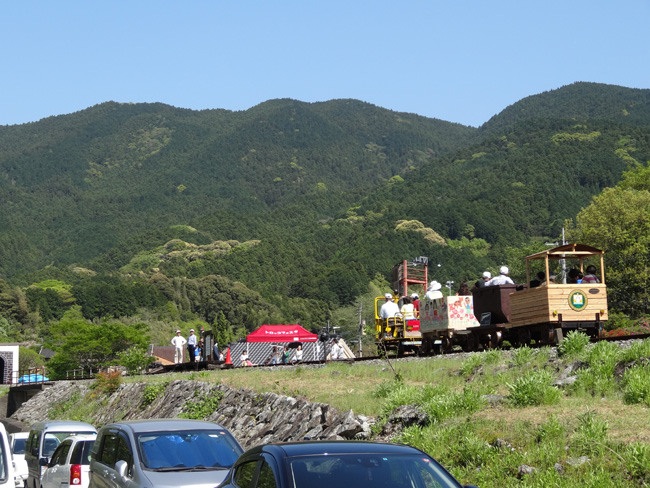 トロッコフェスタ and かかし祭 in YAMADA の様子