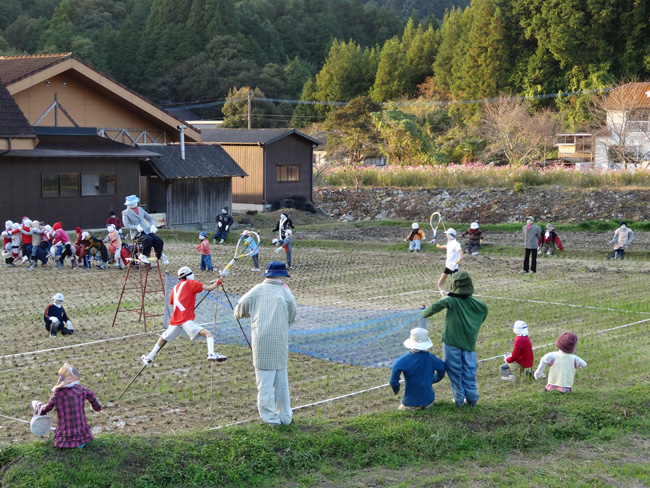 トロッコフェスタ and かかし祭 in YAMADA の様子